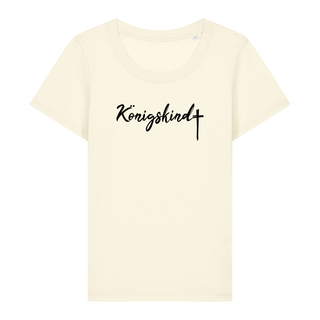 Königskind Frauen T-Shirt Detailansicht, Mountain Movers christliche Streetwear