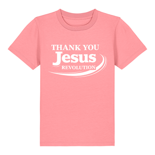 Thank you Jesus Kinder T-Shirt großer Front- & Backprint
