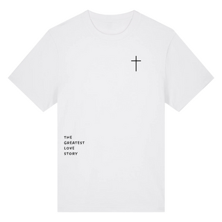 Love Story Oversized Shirt Detailansicht, Mountain Movers christliche Streetwear