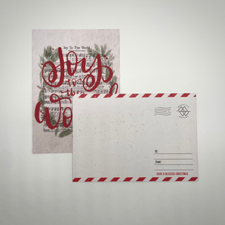 Weihnachts Postkarten Set, Detailansicht