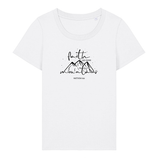Move Mountains Frauen T-Shirt Variante, Mountain Movers christliches Design