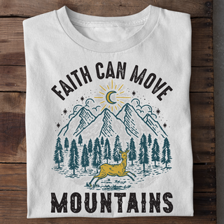 Faith can move mountains Reh Shirt Variante, Mountain Movers christliches Design