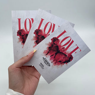 Love Streetwear Postkarte Variante, Mountain Movers christliches Design