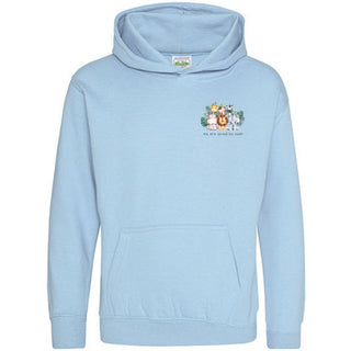 Saved by Noah Tierchen Kinderhoodie Variante, Mountain Movers christliches Design