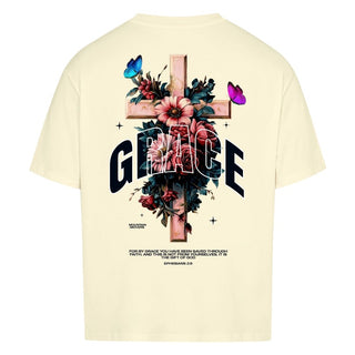 Grace Cross Oversize Shirt Variante, Mountain Movers christliches Design