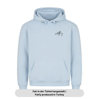 Worthy Hoodie Detailansicht, Mountain Movers christliche Streetwear
