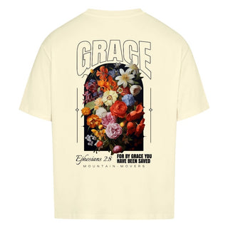 Grace Flower Ephesian Oversize Shirt Variante, Mountain Movers christliches Design