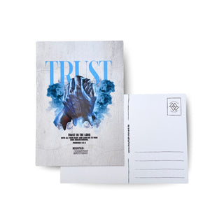 Trust Streetwear Postkarte Variante, Mountain Movers christliches Design