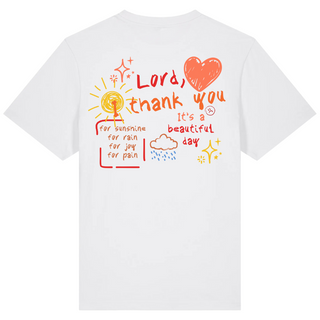 It´s a beautiful Day Oversized Shirt Detailansicht, Mountain Movers christliche Streetwear