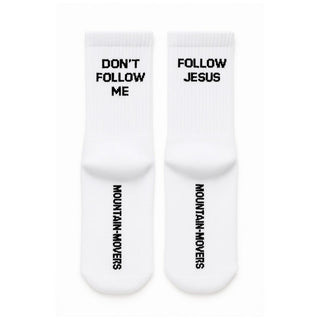 Follow Jesus Socken, christliche Streetwear von Mountain Movers