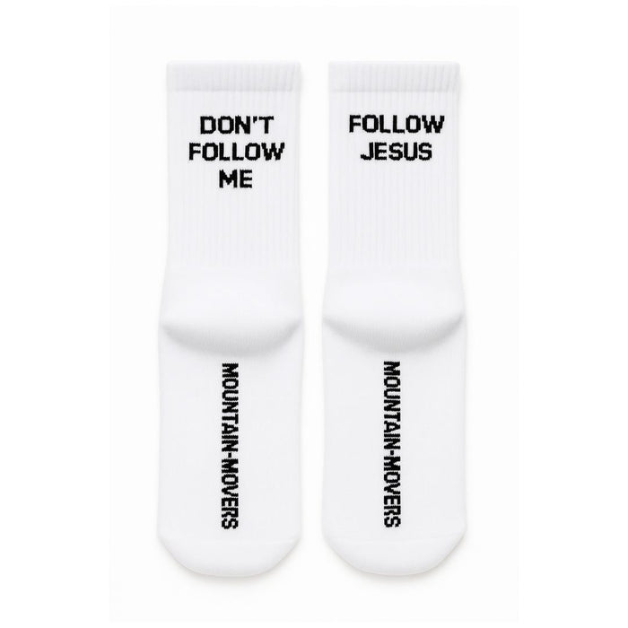Follow Jesus socks