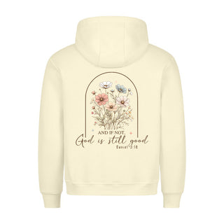 God is still good vintage Hoodie BackPrint Variante, Mountain Movers christliches Design