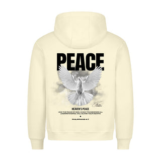 Peace Hoodie BackPrint Variante, Mountain Movers christliches Design