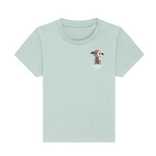 Left the 99 Sheep Baby T-Shirt Detailansicht, Mountain Movers christliche Streetwear