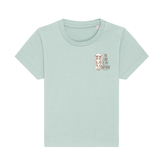 The Lord is my Shepherd Cute Baby T-Shirt Detailansicht, Mountain Movers christliche Streetwear