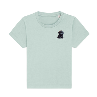 Gorilla Strength Baby T-Shirt Detailansicht, Mountain Movers christliche Streetwear
