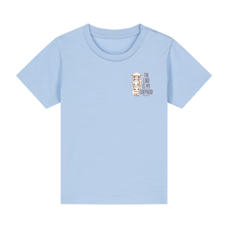The Lord is my Shepherd Cute Baby T-Shirt Detailansicht, Mountain Movers christliche Streetwear