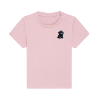 Gorilla Strength Baby T-Shirt Detailansicht, Mountain Movers christliche Streetwear