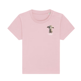 Left the 99 Sheep Baby T-Shirt Detailansicht, Mountain Movers christliche Streetwear