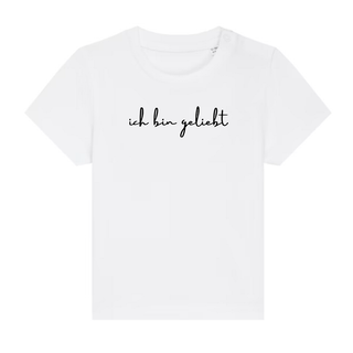 ich bin geliebt Baby T-Shirt Variante, Mountain Movers christliches Design