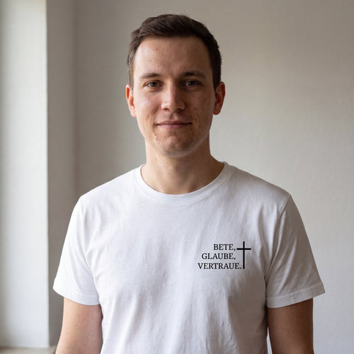 Bete, Glaube, Vertraue Shirt
