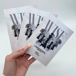 Wise Streetwear Postkarte Variante, Mountain Movers christliches Design