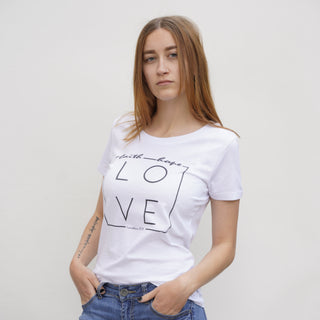 Love Shirt Frauen Lifestyle, Mountain Movers christliche Mode