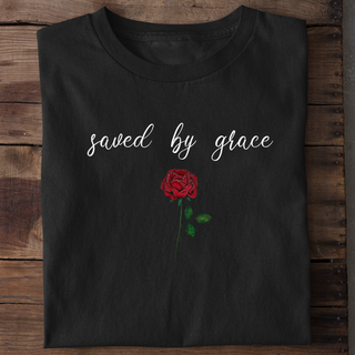 Saved by Grace Shirt Vorderansicht, Mountain Movers DACH