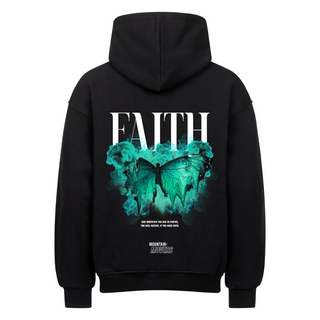 Faith Streetwear Oversized Hoodie BackPrint, christliche Streetwear von Mountain Movers