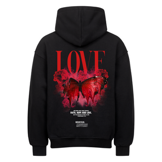 Love Streetwear Oversized Hoodie BackPrint, christliche Streetwear von Mountain Movers