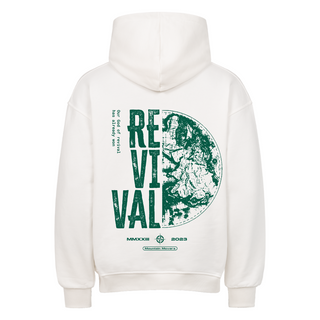 REVIVAL OVERSIZED HOODIE Variante, Mountain Movers christliches Design