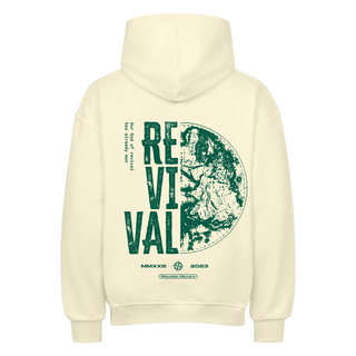 REVIVAL OVERSIZED HOODIE Detailansicht, Mountain Movers christliche Streetwear
