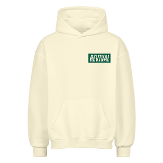 REVIVAL OVERSIZED HOODIE Detailansicht, Mountain Movers christliche Streetwear