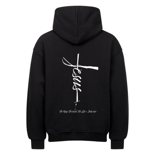 JESUS ​​CROSS OVERSIZED HOODIE Rugprint