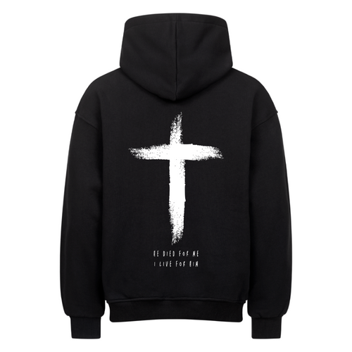 HIJ STIERF OVERSIZE HOODIE Rugprint