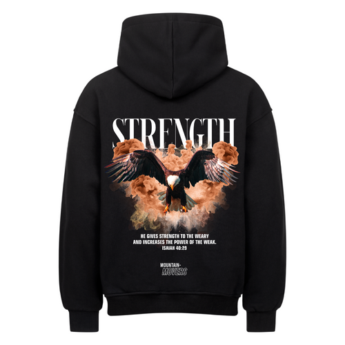 STERKTE OVERSIZE HOODIE Rugprint