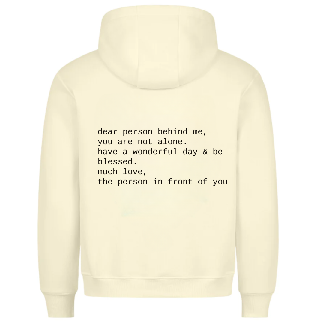 Dear Person Hoodie BackPrint Variante, Mountain Movers christliches Design