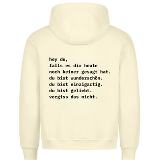 Keiner gesagt Hoodie BackPrint Variante, Mountain Movers christliches Design