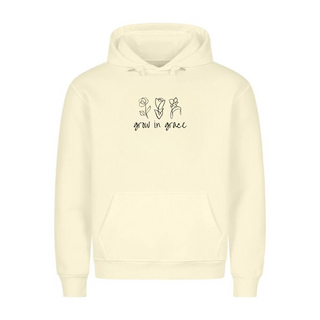 Grow in Grace Hoodie Variante, Mountain Movers christliches Design