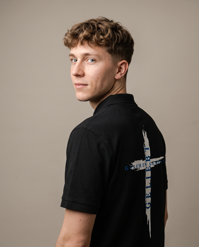 Cross Polo Shirt (Embroidered)