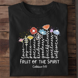 Fruit of the Spirit Shirt Detailansicht, Mountain Movers christliche Streetwear