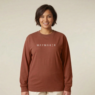 Waymaker Longsleeve, christliche Streetwear von Mountain Movers