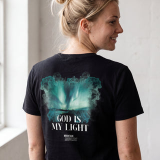 God is my light Shirt Backprint