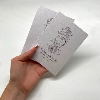 heaven and earth Postkarte Variante, Mountain Movers christliches Design