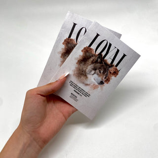 Loyal Streetwear Postkarte Variante, Mountain Movers christliches Design