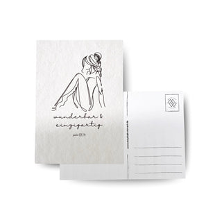 Angenommen Postkarte Variante, Mountain Movers christliches Design