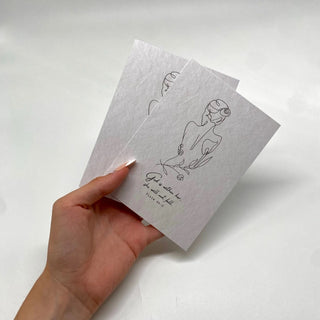 Within her Postkarte Variante, Mountain Movers christliches Design