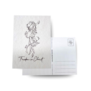 Freedom in Christ Postkarte Variante, Mountain Movers christliches Design