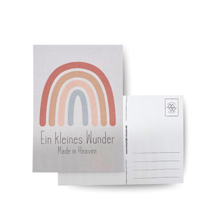 Kleines Wunder Postkarte Variante, Mountain Movers christliches Design