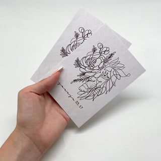 Majesty Fineline Postkarte Variante, Mountain Movers christliches Design